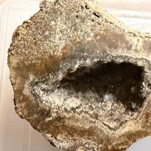 Natural Geode Crystal Display